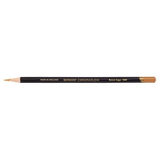 DRW2306080.jpg DERWENT CHROMAFLOW PENCIL 1860 BROWN SUGAR - Image 1