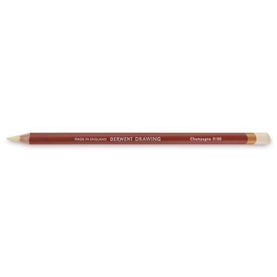 DRW2306509.jpg DERWENT DRAWING PENCIL CHAMPAGNE 0100 - Image 1