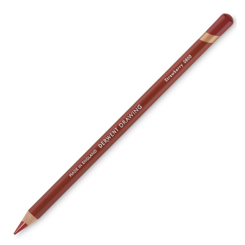 DRW2306516.jpg DERWENT DRAWING PENCIL STRAWBERRY 0800 - Image 1