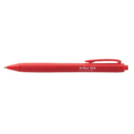ARTLINE ORB RETRACTABLE BALLPOINT PEN 1MM RED