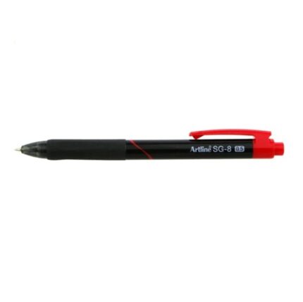 ARTLINE RETRACTABLE BALLPOINT PEN 0.5MM FINE RED