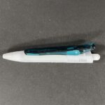 TOMBOW PFIT MINI BALLPOINT PEN WHITE/GREEN [WITH CLIP]