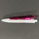 TOMBOW PFIT MINI BALLPOINT PEN WHITE/PINK [WITH CLIP]