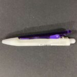 TOMBOW PFIT MINI BALLPOINT PEN WHITE/PURPLE [WITH CLIP]