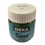 DEKA COLOR SAND ROYAL STONE EFFECT PAINT 50ML GREEN