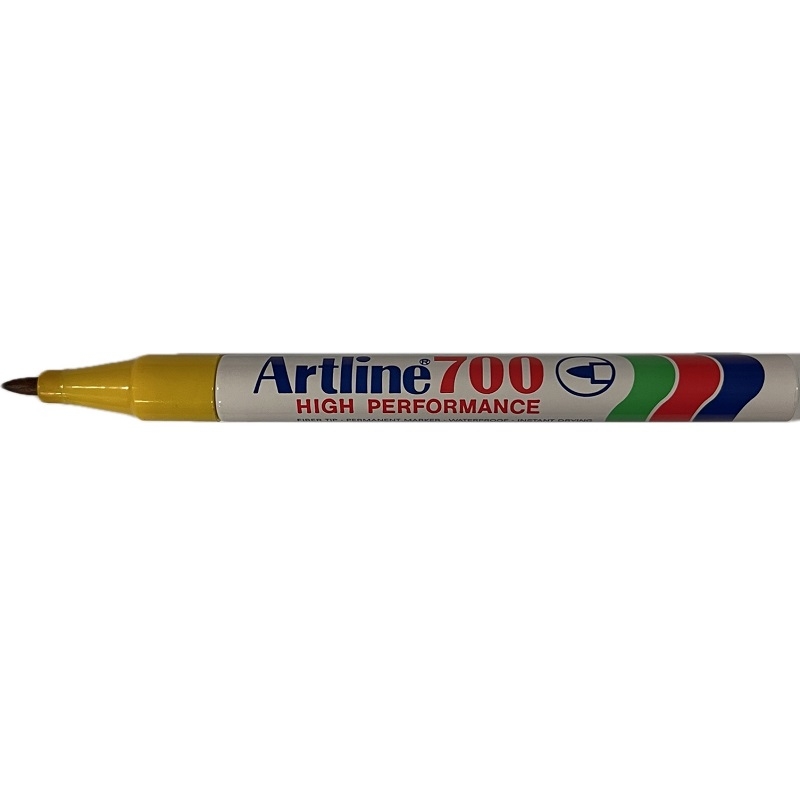 EK-700Y.jpg ARTLINE 700 PERMANENT FINE MARKER YELLOW - Image 1