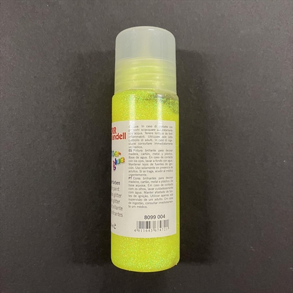 KP8099004.jpg KNORR PRANDELL GLITTER GLUE 50ML NEON YELLOW - Image 1