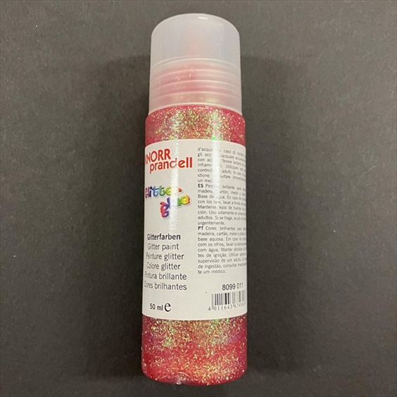 KP8099011.jpg KNORR PRANDELL GLITTER GLUE 50ML LIGHT RED - Image 1