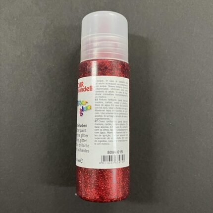 KNORR PRANDELL GLITTER GLUE 50ML RED