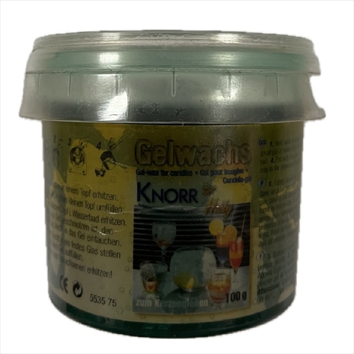 KP8299447.jpg KNORR PRANDELL CANDLE GEL WAX 100G GREEN - Image 1