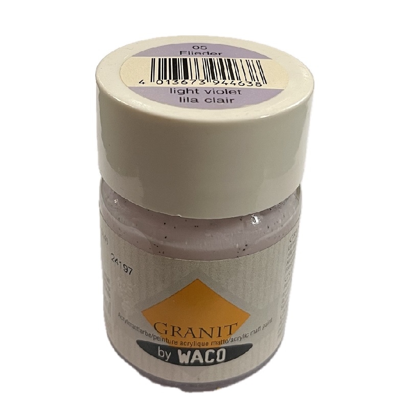 KP9011960.jpg WACO GRANIT ACRYLIC MATT PAINT 50ML 05 LIGHT VIOLET - Image 1