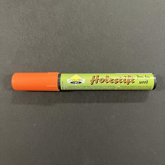 KP9231102.jpg WACO COLORS WOOD PEN/MARKER 6MM ORANGE - Image 1