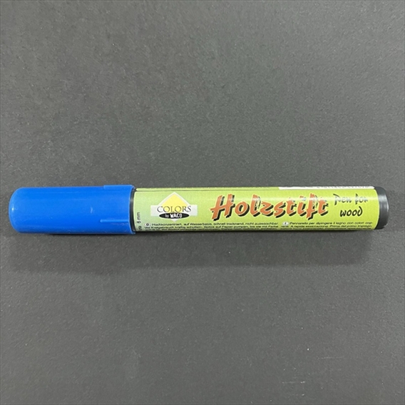 KP9231358.jpg WACO COLORS WOOD PEN/MARKER 6MM BLUE - Image 1
