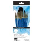 DALER ROWNEY SIMPLY WATERCOLOUR BRUSH SET [SH] 10PCS