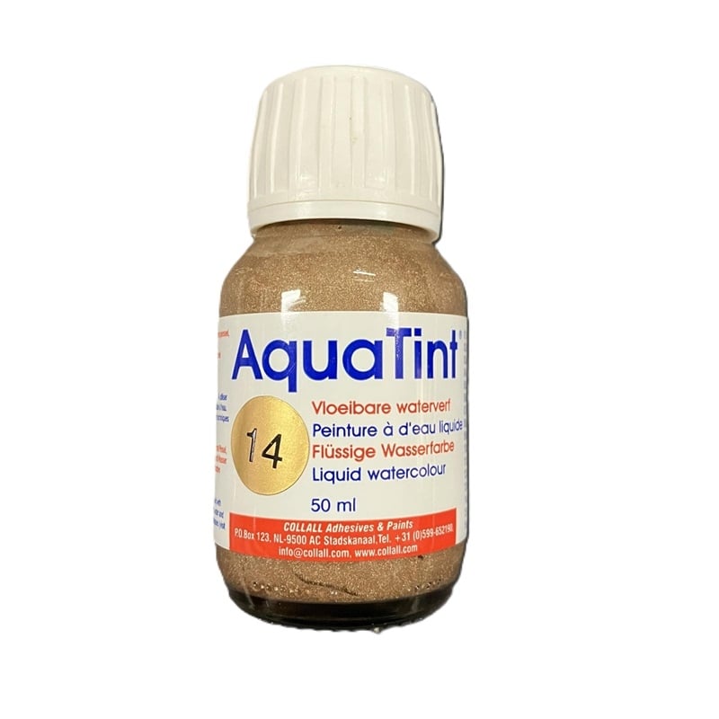 KBCLCOLAQ5014.jpg COLLAL AQUATINT LIQUID WATERCOLOUR 50ML 14 GOLD - Image 1