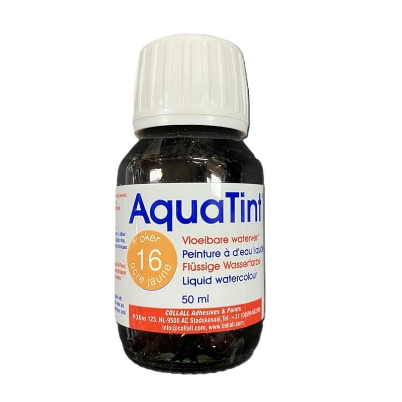 KBCLCOLAQ5016.jpg COLLAL AQUATINT LIQUID WATERCOLOUR 50ML 16 OCHRE - Image 1