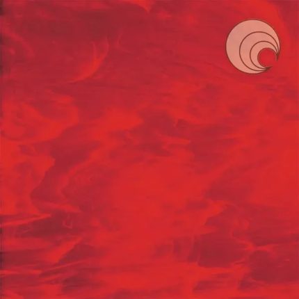 STAINED GLASS 30X30CM OGT3591SF RED/WHITE WISPY FUSIBLE