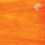 STAINED GLASS 30X30CM OGT3771SF ORANGE/WHITE WISPY
