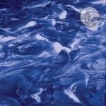 STAINED GLASS 30X30CM OGT83896SF NAVY BLUE/WHITE FUSIBLE