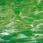 STAINED GLASS 30X30CM OGT3292SF LIGHT GREEN/WHITE WISPY
