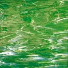 PPI01191487.jpg STAINED GLASS 30X30CM OGT3292SF LIGHT GREEN/WHITE WISPY - Image 1