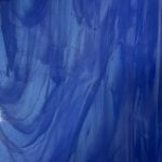 STAINED GLASS 30X30CM SP3356 DARK BLUE/WHITE